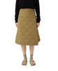 Snow Peak Seamless Quilted Down Wrap Skirt Skirt OLIVE 3 SK-25AW004 Women's Bottoms,
