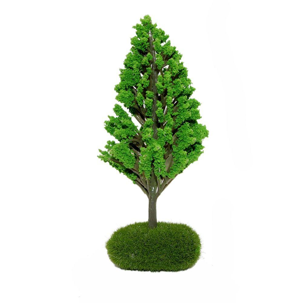 Green Micro Garden Flower Tree Accessories Scene Model Toy Miniature Landscape Trees
