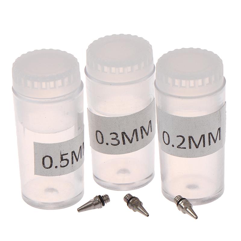 0.2/0.3/0.5Mm Body Painting Airbrush Spray Gun Replacement Parts Needle Nozzle
