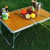 Compact Bamboo Portable Folding Table for Camping and Picnics