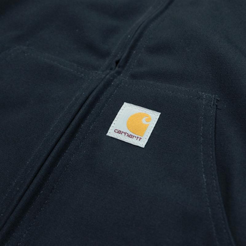 carhartt J140 Duck Active Jacket Quilted Lining Dark Navy 964 964