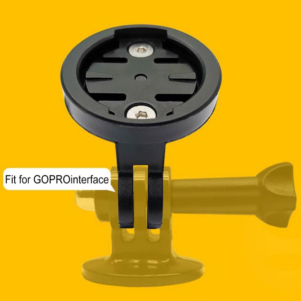 Camera Adaptor Mount Computer Base Kit Bicycle Computer Camera Mount Fit for Garmin Go Pro