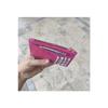 Fuchsia Croco Card Holder Wallet