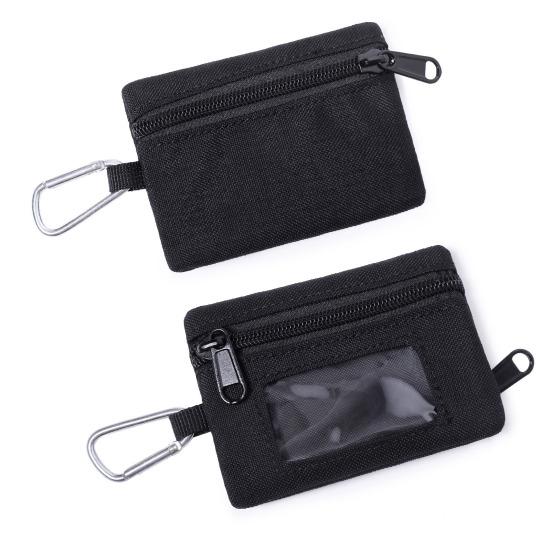 Outdoor Small Bag Hanging Pouch Zipper Closure Mini Size Portable Multi-Purpose Coin Pouch Storage Organizer