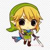 Chibi Link Hyrule Hyrule Link Iron On Heat Transfer Printing Vinyl Patches Sticker for Clothes DIY Appliques Washable Patches