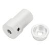 4mm Mounting Hub Universal Aluminum Alloy Motor Shaft Mounting Coupling For Omnidirectional Wheel