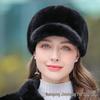 Women's Winter Warm Mink Fur Knight Duckbill Hat