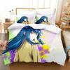 Luxury New 3D Print Anime Mieruko-chan Bedding Set Duvet Cover Bed Set Quilt Cover Pillowcase King Queen Boys Adult Bedding Set