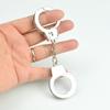 Mini Metal Simulation Handcuff Keychain Toy Gift