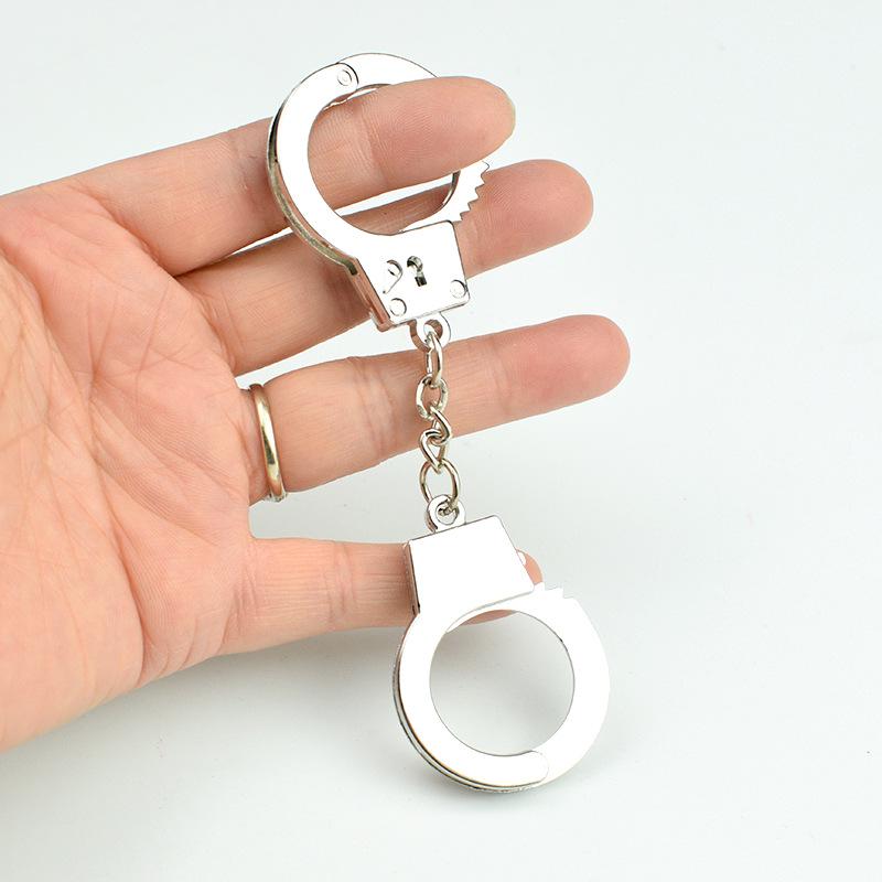 Personalized Couple Handcuff Keychain - Exquisite Mini Metal Keyring