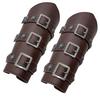 Adult Cycling Wrist Guard Cosplay Retro Wristband Wear Resistant Adjustable Lace-Up Gauntlets Wrist Bracer