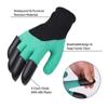 4 Hand Claw ABS Plastic Garden Rubber Gloves Gardening Digging Planting Durable Waterproof Work Glove Outdoor Gadgets