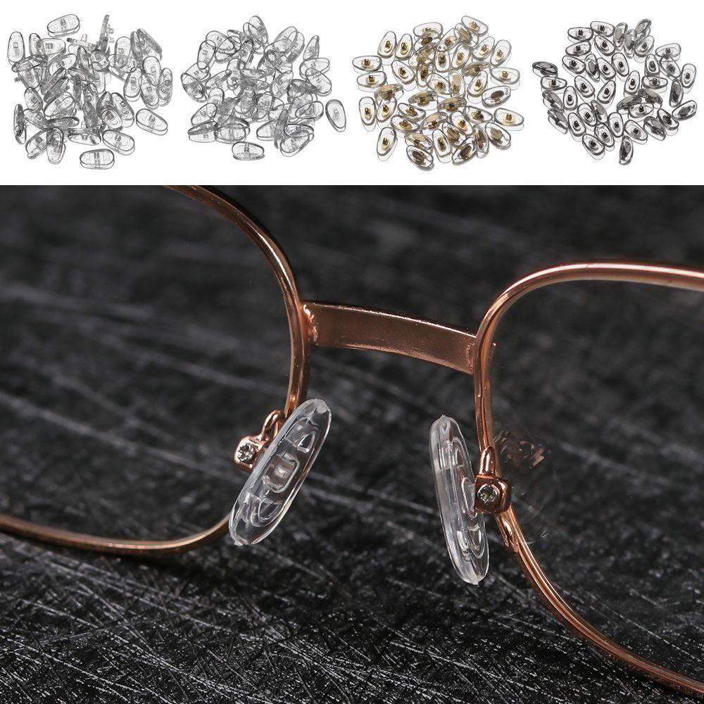 Safety Push-In Anti-Slip Eyewear Accessories Eye Care Tools Silicone Nose Pads Glasses NosePads