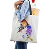 Butterfly Animal Cat Print Tote Shoulder Bag For Women Shopping Reusable Bags For Groceries Folding Travel School Beach Bags