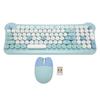 Wireless Keyboard and Mouse 2.4Ghz Connection Cute Keyboard Mouse Set for Windows 98 7 8 10 11 PC