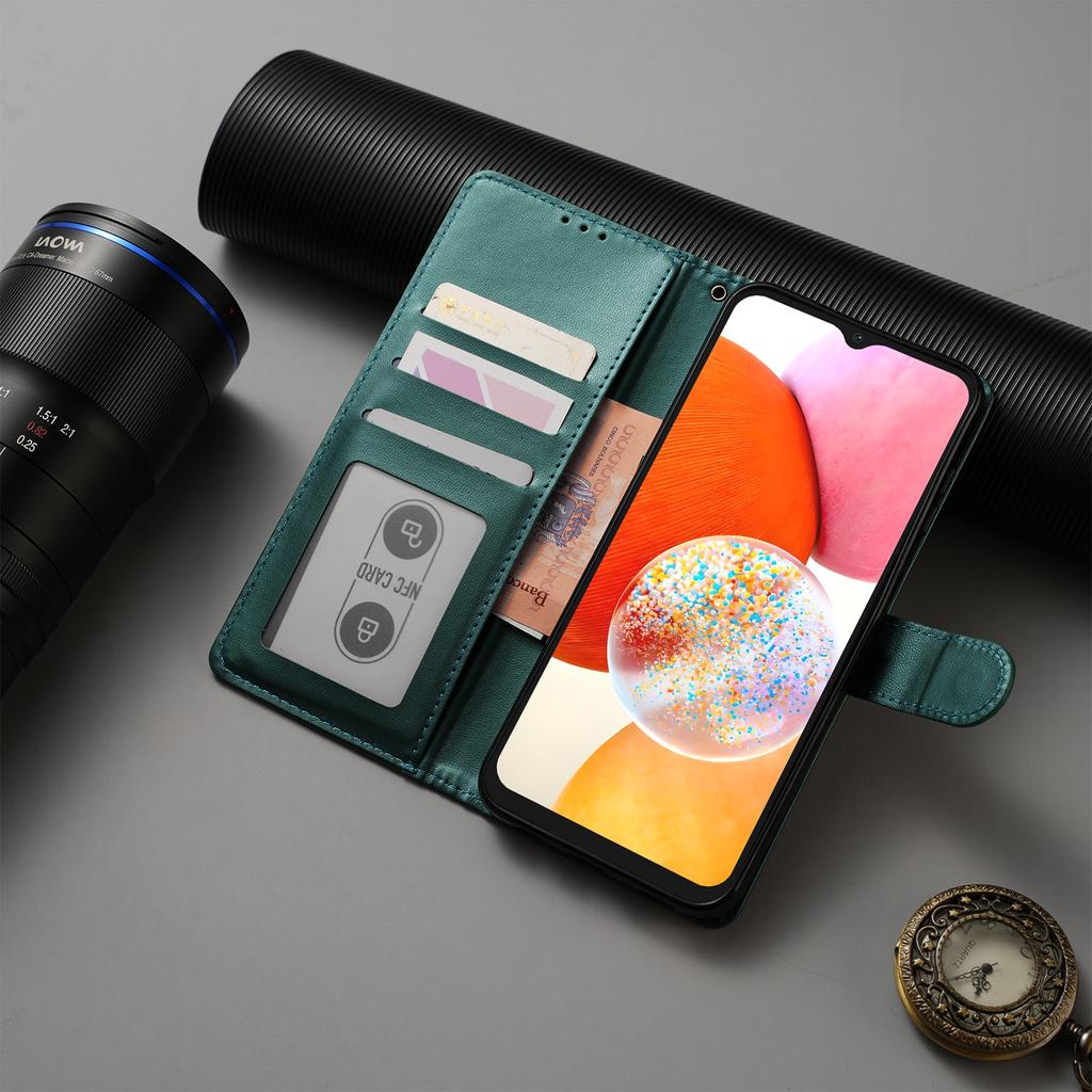 Leather Case Protect Cover For Samsung Galaxy A54 A53 A23 A24 A15 A14 A13 A12 A52 A34 A33 A21S A10 A20E Stand Flip Wallet Case