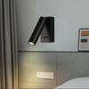 Creative LED Wall Lamp Adjustable Rotation At 350 Degrees Modern Minimalist Wall Lamp Living Room Corridor Bedside Reading Light