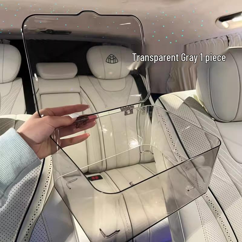 Transparent Acrylic Flip-Top Storage Box with Lid - Dustproof Organizer for Bedroom, Dorm, or Office.