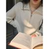 Women's Loose Knit Sweater with Zipper - New 2024 Autumn/Winter Stylish Long-Sleeve Top
