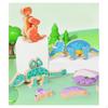 4x Dinosaur Snap Building Toys, Wooden Dino Blocks, Builder for 3 4 5 Years Boys Girls