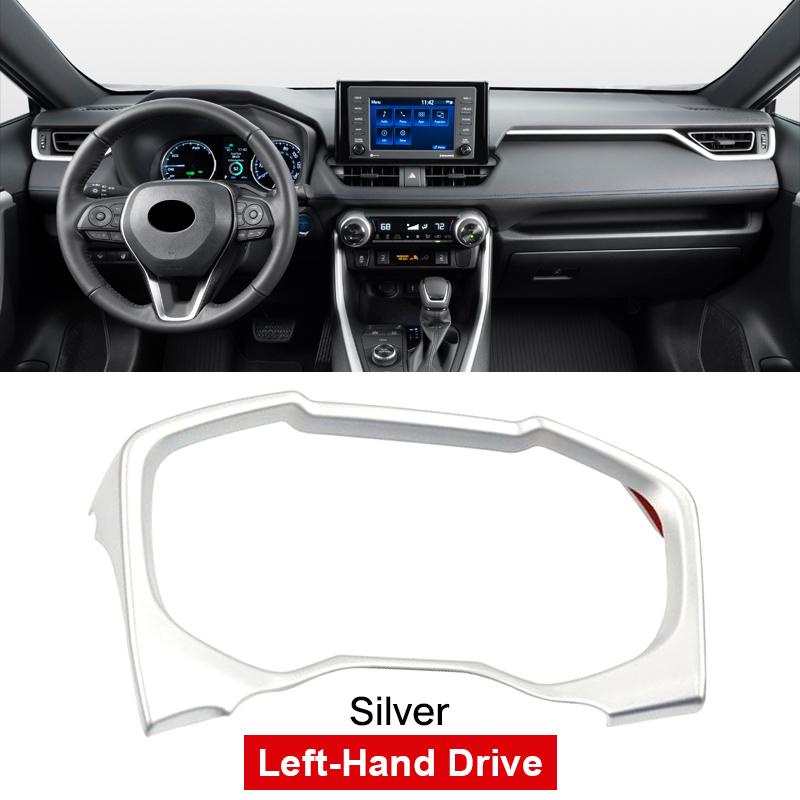 ABS Car Dashboard Dash Board Frame Cover Trims Interior Decoration Sticker For Toyota RAV4 XA50 2019-2021 2022 2023 2024 Hybrid