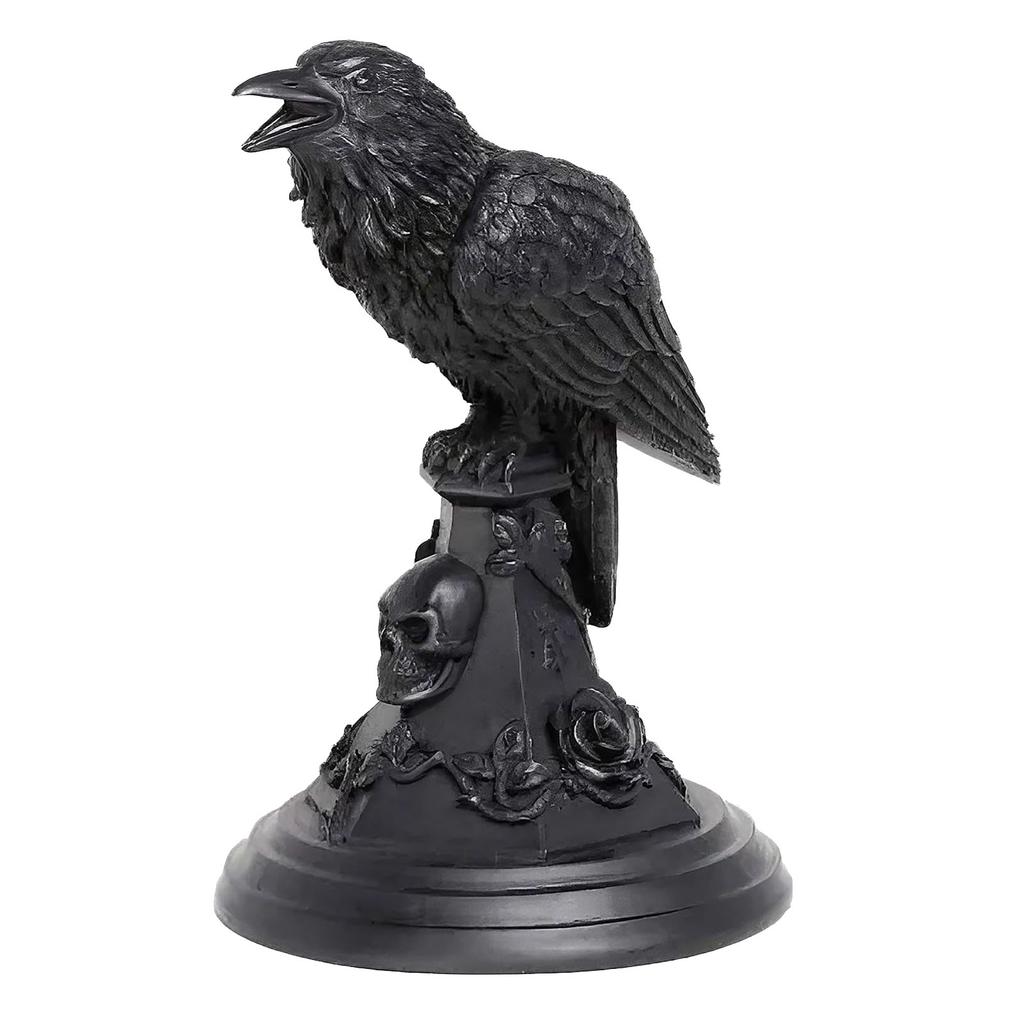 Gothic Candle Holder Resin Figurine Candlestick Stand Home Decor Accessory Holiday Decoration Owl