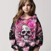 Kids Clothes Girl Hoodies Long Sleeve 3D Skull Print Children Spring Fall Clothes Casual Stylish Outdoor Boy Girl Clothes Tops