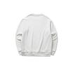 Anta Life Series Long Sleeve Fleece Pullover Sweatshirt Men Tops White 952048729-1