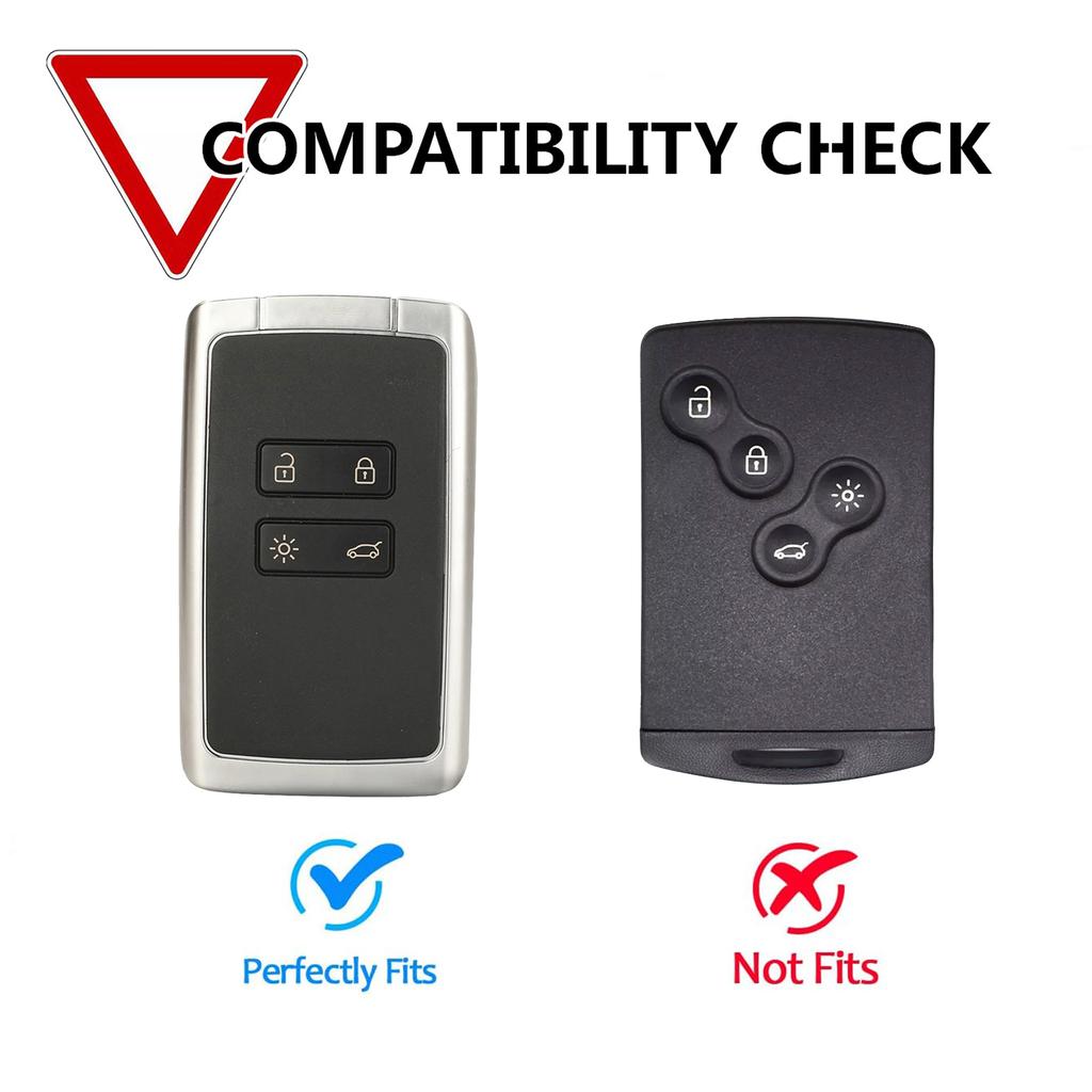 New Car Smart Key Case Cover Fob For Renault Koleos Kadjar Captur Megane Talisman Espace Clio Zoe Scenic 4 Arkana Dacia Sandero
