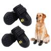 Dog Snow Boots And 2 Adjustable Reflective Buckle Straps Waterproof Nonslip Dog Shoes Washable Dog Booties