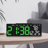Multi-Function LED Digital Alarm Clock with USB Output