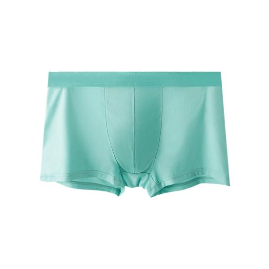 Мужское нижнее белье боксеры Эластичный дизайн со средней посадкой Однотонные шорты брифы U-выпуклой формы Тонкие мягкие трусы