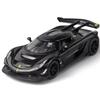 1/32 Koenigsegg Jesko Attack Alloy Sports Car Model Diecast Metal Racing Car Vehicles Model Simulation Sound Light Kids Toy Gift