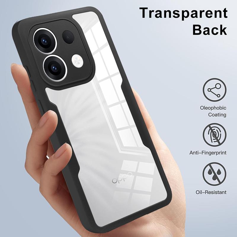 For Realme 8 4G 360 Full Body Protection Clear Case For Realme 14 Pro 14X 6 7 8 9 9I Double Sided Front Screen Shockproof Cover