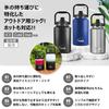 YANGYAO 3800ml Ice Jug, 4 Liter Ice Container, Camping Ice Container, 4L Ice Bottle, Emergency Ice Container, 3.8L Thermos, Vacuum Insulated, Insulate