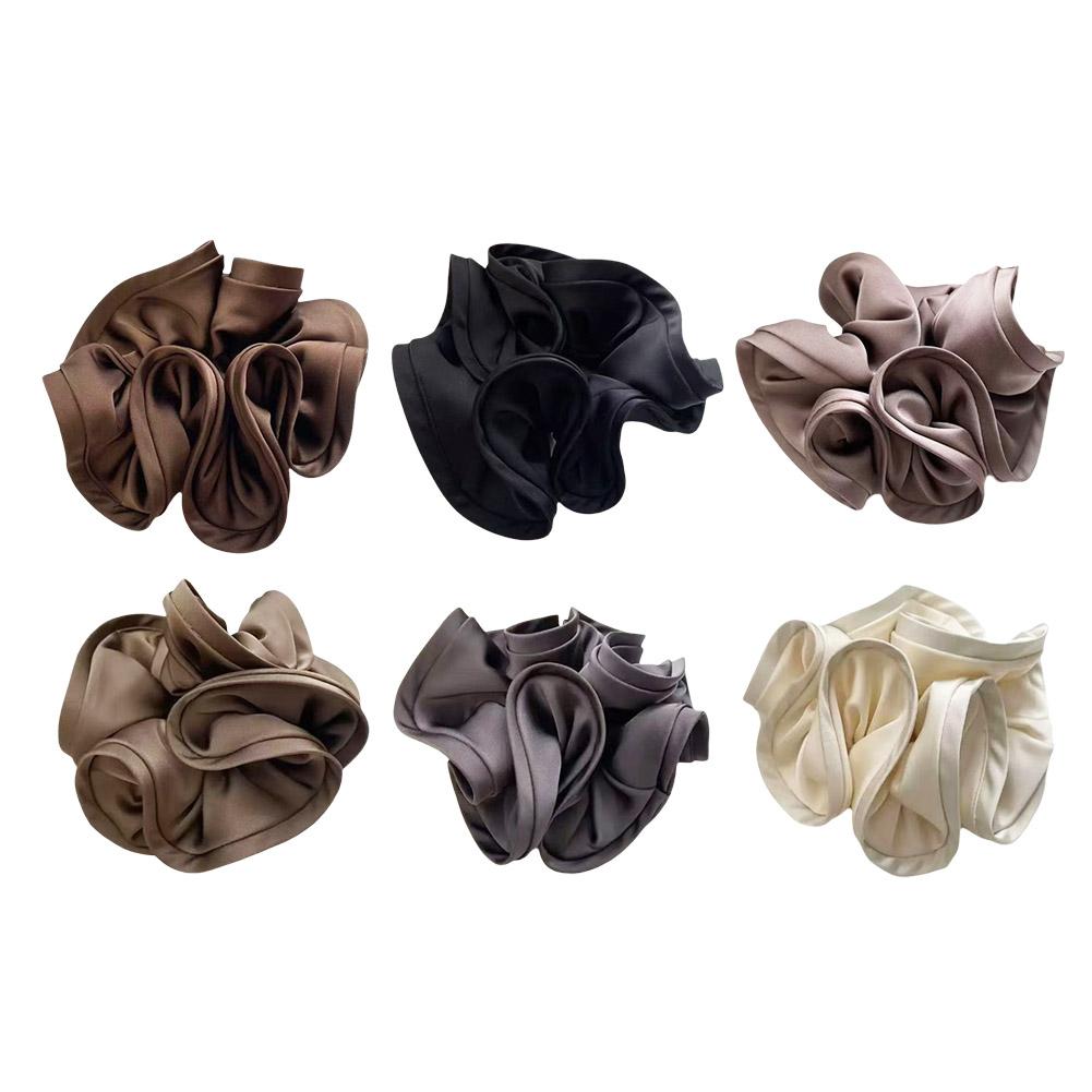 Ponytail Holder Satin Hair Tie Elegant Large Intestine Durability Scrunchies Elasticity High Ha I1M1