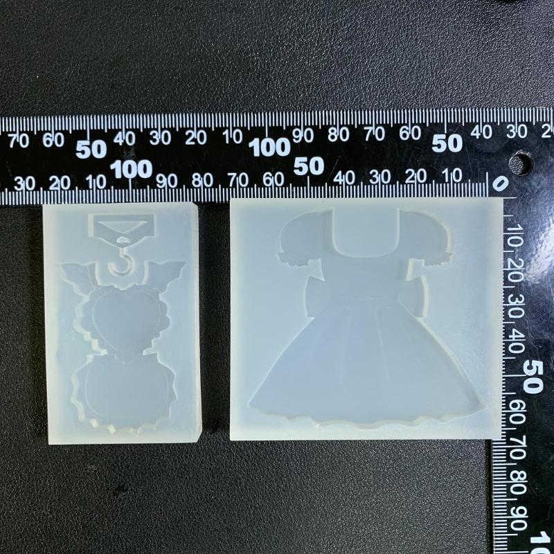 Easy To Clean Ornament Silicone Mold Unique Maid Accessory Crafting Silicone Mold Stylish Party Decors Making Moulds