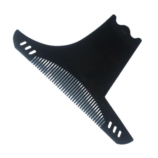 Men Beard Comb 6-In-1 Beard Shaper Moustache Styling Template Beard Trimmer Guide Shaping Salon Tools Barber Accessories