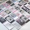 100Pcs  Ballet Aesthetic Pink Black Seal Sticker Girl Sell Photocard Items Bubble Bag Aircraft Box Seal Label Sticker