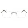 Rimless Square Light Gunmetal Smartbuy Collection Watson Asian Fit 984b Fashion Unisex Eyeglasses