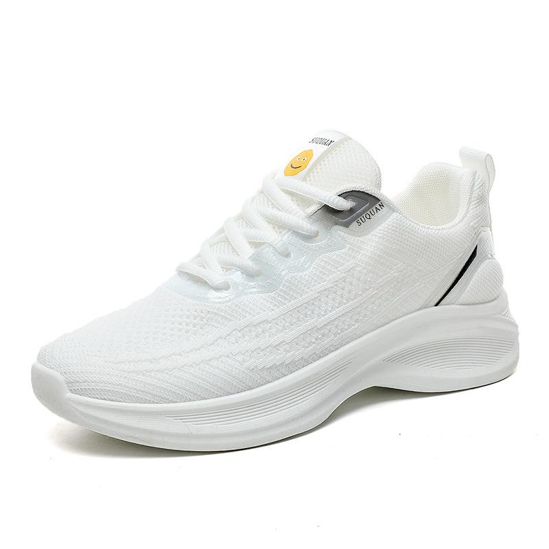 Women's Thick Sole Sneakers 2024 Summer New Mesh Breathability Deodorization Women Versatile Fashion Spring Sports Running Shoes