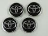 Toyota Domestic Genuine Toyota 40 Series Prius Alpha Center Set of 4 (TOYOTA) [Genuine Parts] Caps, Black,