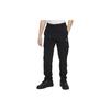 Solid Color Logo Straight-Leg Knit Pants Kids Bottoms Black FD3239-010