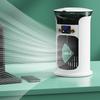 Mini USB Air Cooler with Humidifier 8H Cooling 3 Speed Portable Evaporative Conditioner Quiet Desk Cooler for Bedroom Office