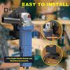 2 Pcs Angle Grinder Holders with Screws Great Load Bearing Anti-slip Angle Grinder Stand Tool Wall Mount Bracket Polisher Storage Rack Angle Cutter
