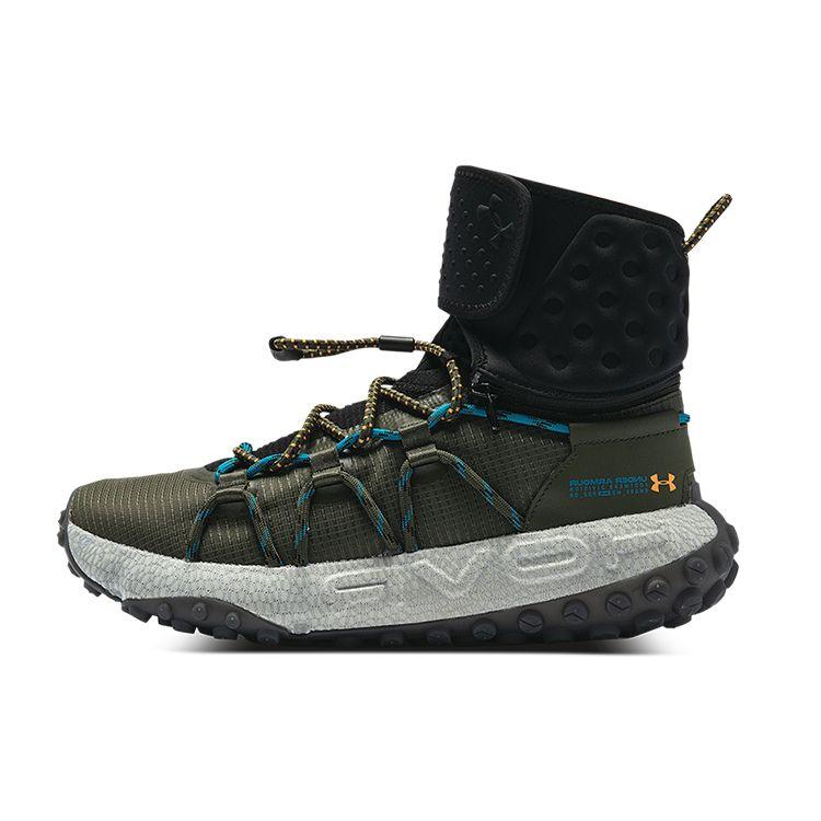 Under Armour HOVR Summit Fat Tire Cuff Marine OD Green Unisex Sneakers Black 3022945-302