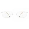 Rimless Rectangle Silver Smartbuy Collection Bethanana Ttgv01 003 Fashion Unisex Eyeglasses
