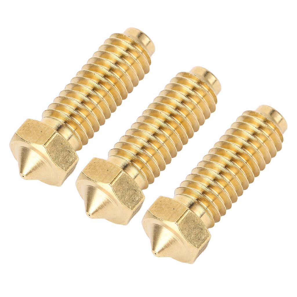 3Pcs 3D Printer Brass Nozzle Kit for Anycubic Kobra 2 Kobra 2 Pro Kobra 2 Maximum Kobra 2 Plus