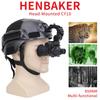 Henbaker Helmet Night Vision Moncular CY10 Digital Night Vision Goggles Wifi 1080P HD 850nm Infrared Camera Hunting Recorder