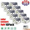1-8 Pack Solar Lights Outdoor Wireless 100 LED Solar Motion Sensor Lights Waterproof Security Wall Lighting Outside for Backyard